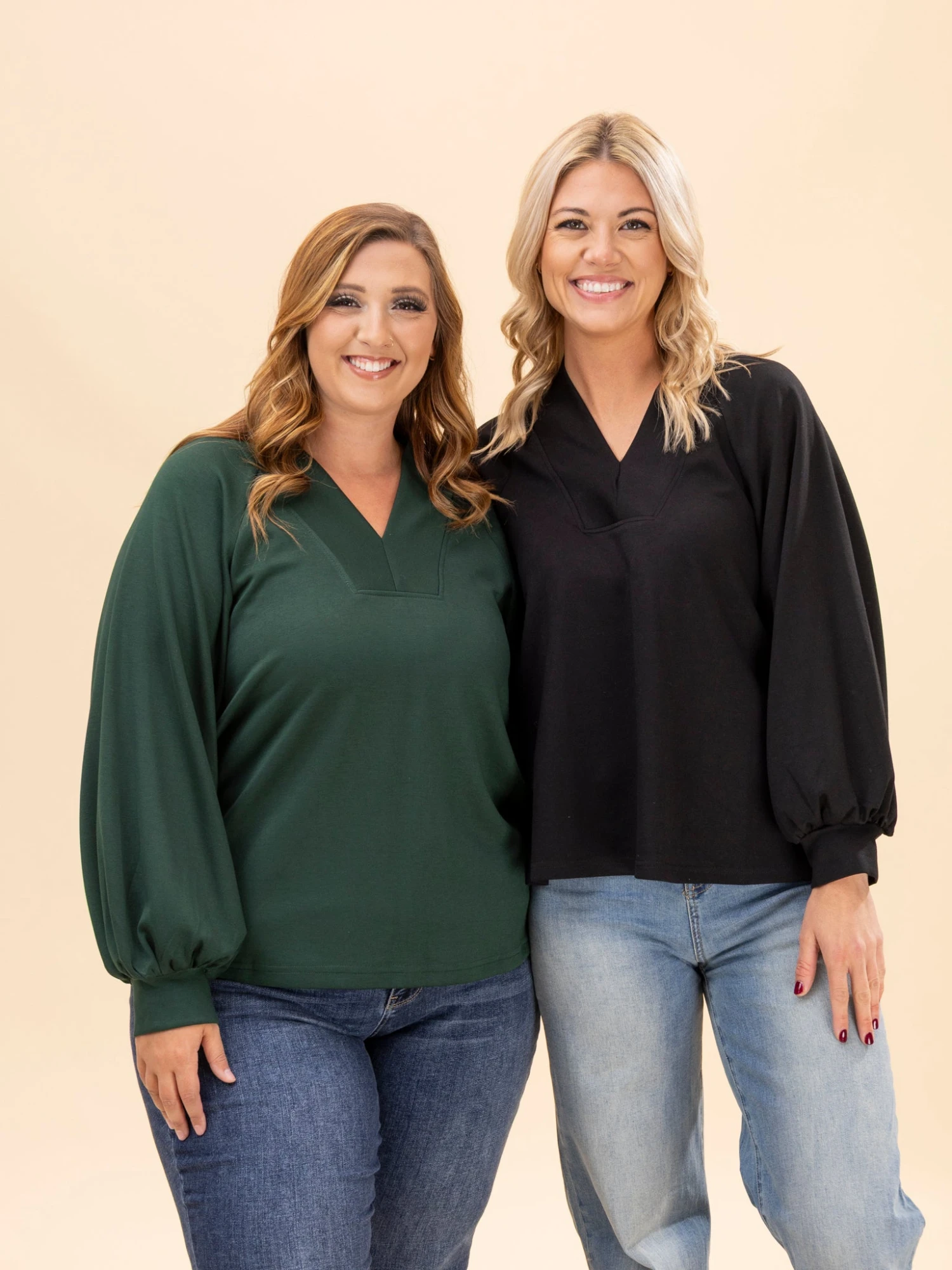 Long Sleeve V Neck Top | S-L 1 Long Sleeve V Neck Top | S-L