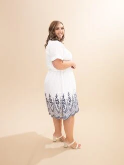 Embroidered Short Dress With Adjustable Belt | S-3XL -Discount Divas Shop c434ab7f91dad1ebffa2cfd5cd270a48