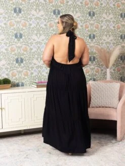 Tiered Halter Neck Maxi Dress | S-3X -Discount Divas Shop c43e65e5fef3f6063567cacdd5d5a544