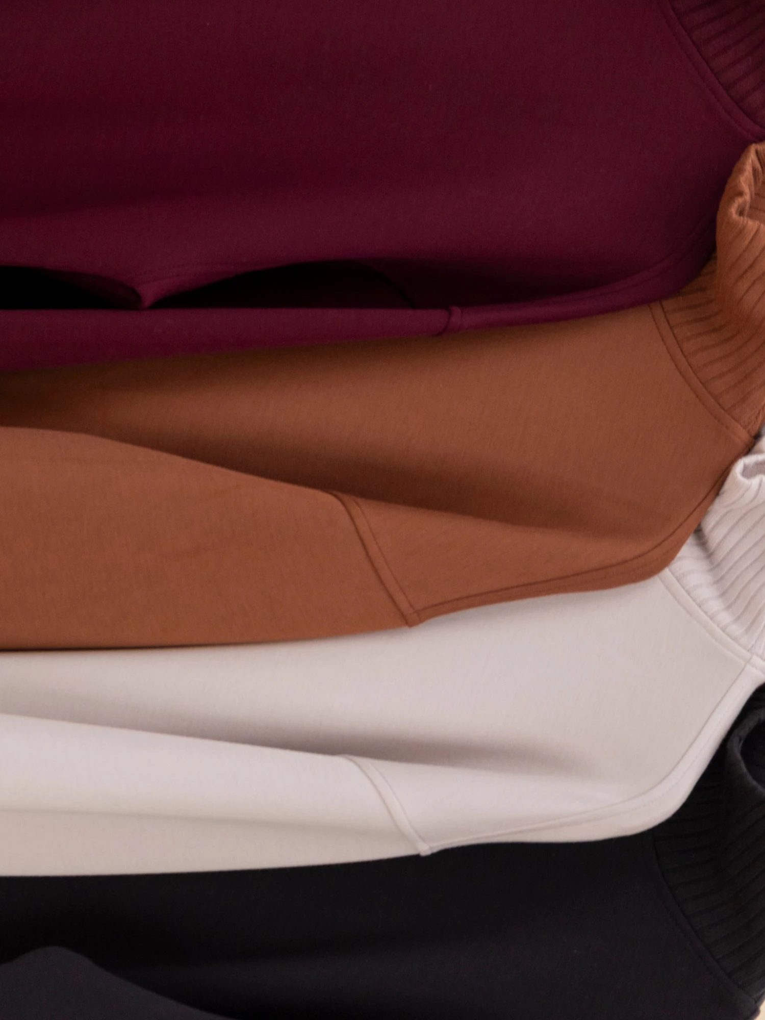 Modal Scuba Ribbed Mock Neck Pullover | S-L Pair W/ Sku64654 14 Modal Scuba Ribbed Mock Neck Pullover | S-L Pair W/ Sku64654 - Image 14