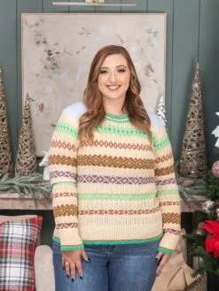 Easel Striped Sweater | S - L -Discount Divas Shop c4c99fee313d55cd2cbb97157f99ddf9