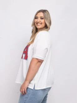 Oversized USA Graphic T-Shirt | S-3X Americana -Discount Divas Shop c645e80770ddedd9a80c717568b635df