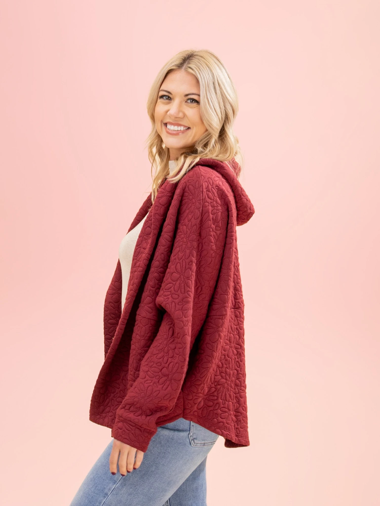 Floral Quilted Cardigan By DD Design | S/M-2XL/3XL 7 Floral Quilted Cardigan By DD Design | S/M-2XL/3XL - Image 7