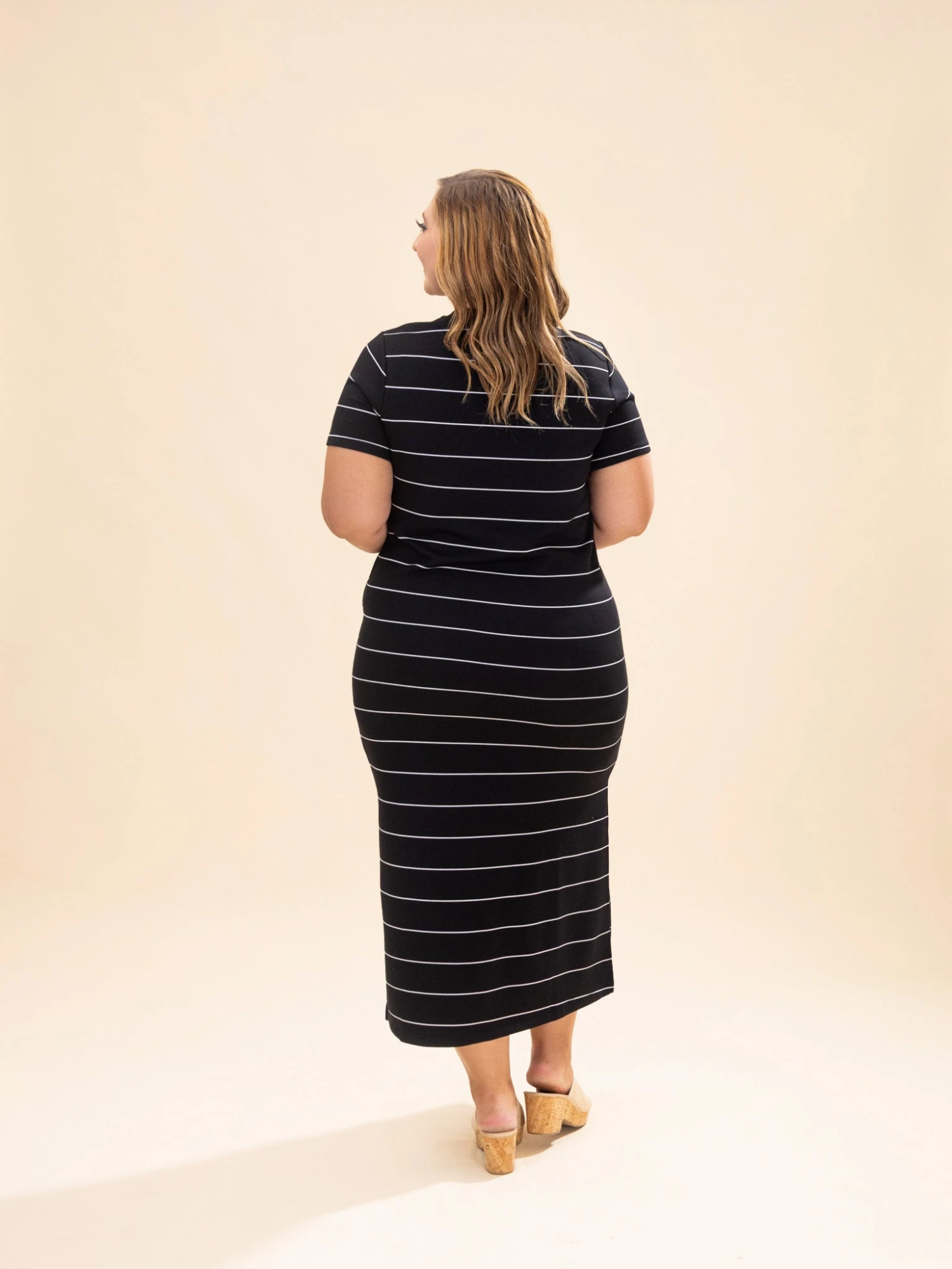 Scuba Stripe Maxi Dress | S-L 6 Scuba Stripe Maxi Dress | S-L - Image 6