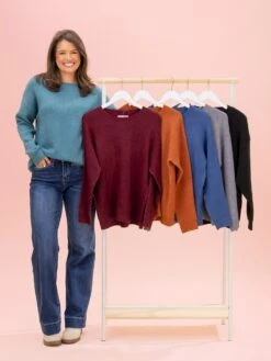 Solid Basic Sweater By DD Design | S-3XL