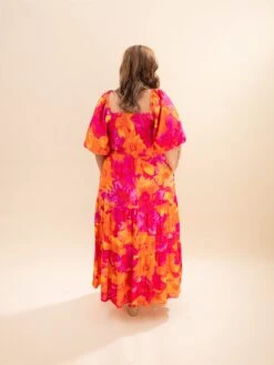 Floral Print Puff Sleeve Maxi Dress | S-3XL -Discount Divas Shop c8377db57c634532228dae1040983957