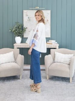 Embroidered Detail Cotton Gauze Baby Doll Top | S - L Easel 12 Embroidered Detail Cotton Gauze Baby Doll Top | S - L Easel -Discount Divas Shop c85dce604ebf2cf333525d5293a1b797