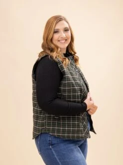 STACCATO Mock Neck Plaid Puffer Vest | S-XL 16 STACCATO Mock Neck Plaid Puffer Vest | S-XL -Discount Divas Shop c878fba96436e96b9e7c4d67dcbe6358
