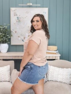 Judy Blue High Waist Vintage Wash Shorts With Fray Hem | S-3XL -Discount Divas Shop c8feb7669911e9477dce378856432588