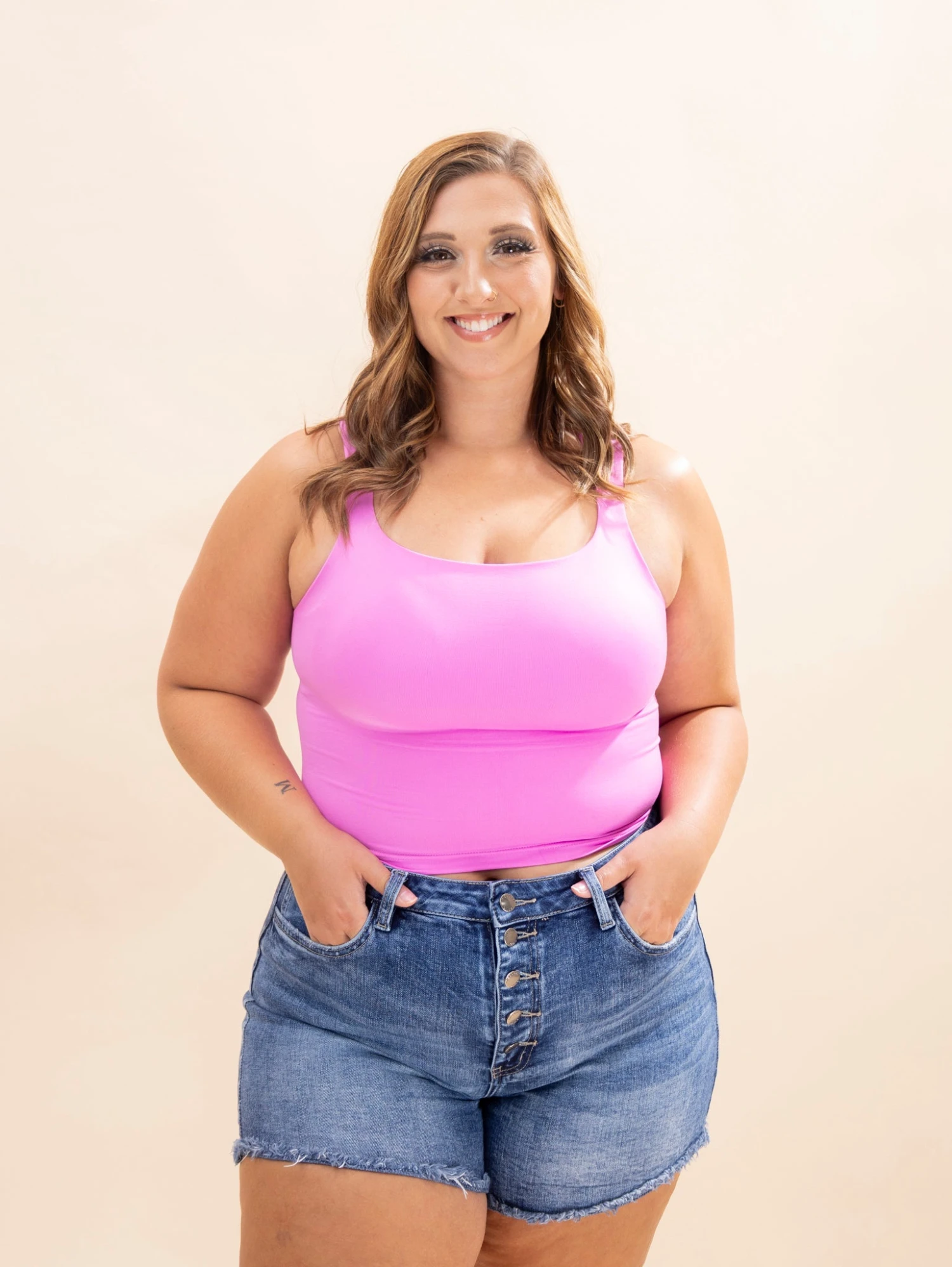 Zenana Seamless Double Layered Square Neck Tank Top | S/M-L/XL 10 Zenana Seamless Double Layered Square Neck Tank Top | S/M-L/XL - Image 10