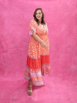 Floral Print Empire Waist Maxi Dress | S-XL -Discount Divas Shop c95291308d32e74df96f093916c1a98b