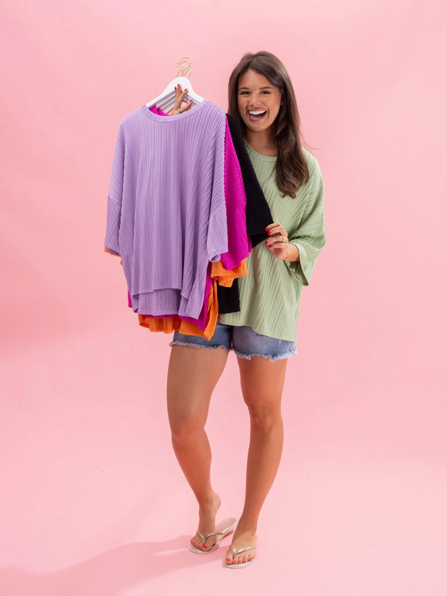 Ribbed Textured Oversized Top By DD Design | S-3XL 3 Ribbed Textured Oversized Top By DD Design | S-3XL - Image 3