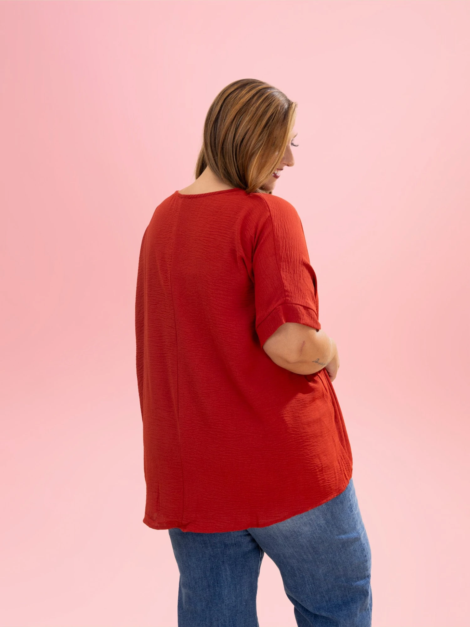 Amazing Airflow V-Neck Oversized Dolman Top By DD Design | Small - 3XL 11 Amazing Airflow V-Neck Oversized Dolman Top By DD Design | Small - 3XL - Image 11