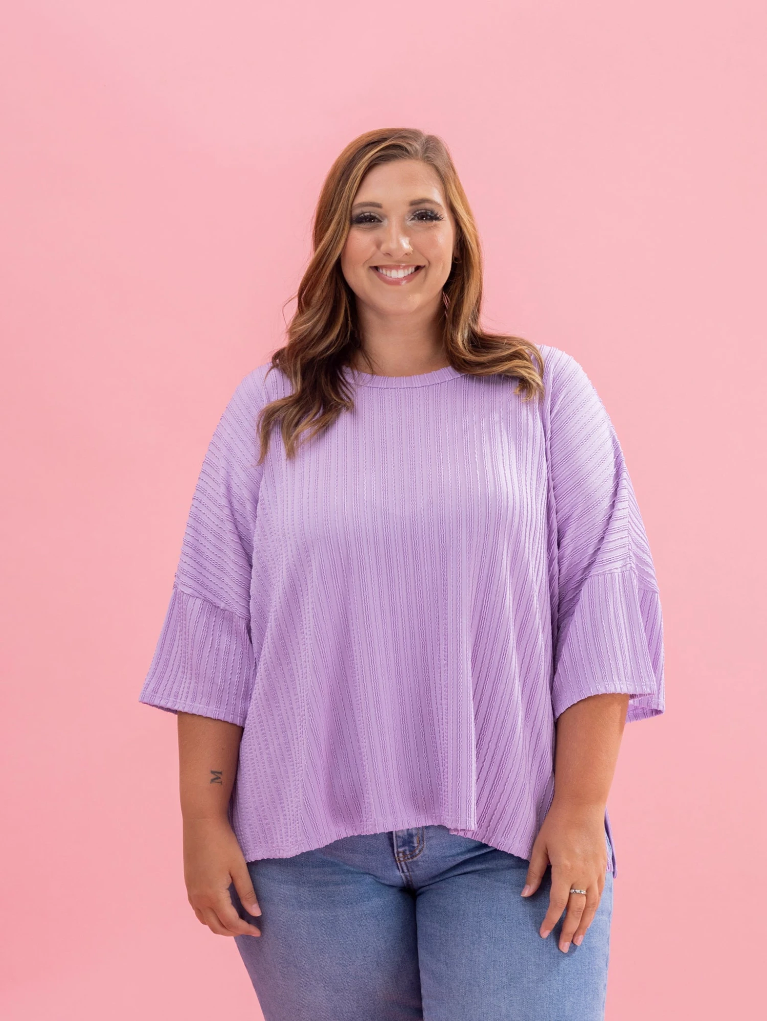 Ribbed Textured Oversized Top By DD Design | S-3XL 7 Ribbed Textured Oversized Top By DD Design | S-3XL - Image 7