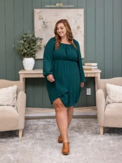 Long Sleeve Square Neck Mini Dress | S-3X -Discount Divas Shop cad6d0ab8dfd22db8cf8ea97815a5b9d