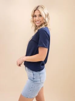 Crossed Bats Sequin Baseball Graphic Tee | S - 2XL -Discount Divas Shop cb69ab089dc55293be1416115baafc5f