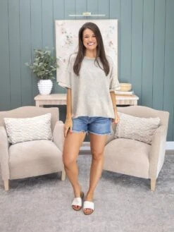 Zenana French Terry Acid Washed Tee | S/M-2X/3X -Discount Divas Shop cb87724e49a434a8f6c5f4ef77a5e625