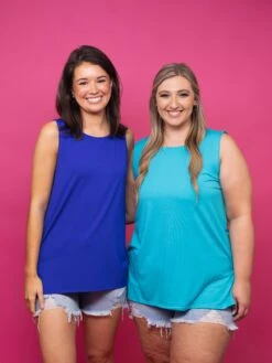 Zenana Sleeveless Round Neck Top | S-3X -Discount Divas Shop cba2715d473c635212b1be7631354a13