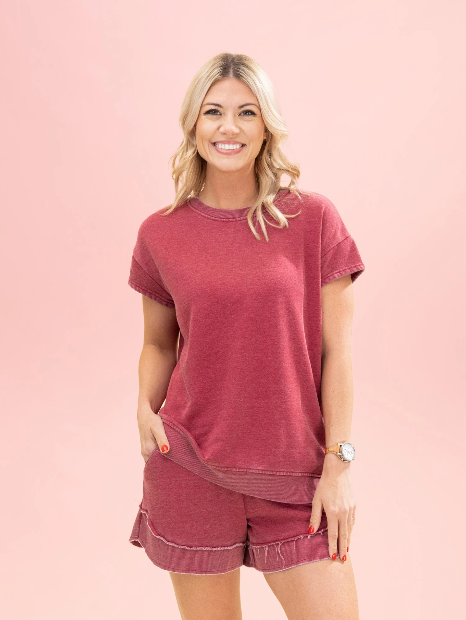 Lived In Curved Hem Drawstring Shorts By DD Design | S -3XL 7 Lived In Curved Hem Drawstring Shorts By DD Design | S -3XL - Image 7