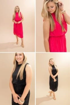 Solid Sleeveless Short Dress | S-L