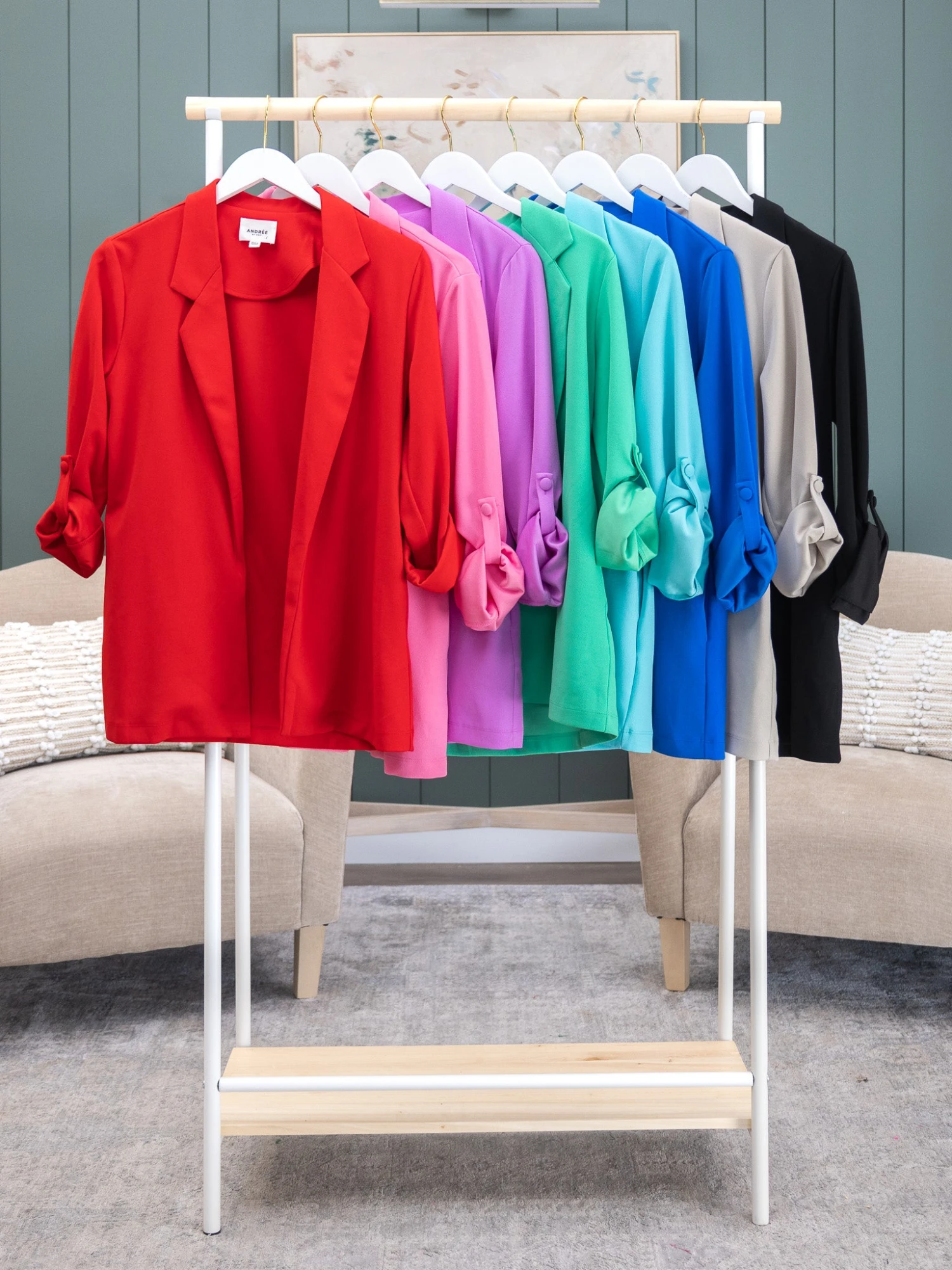 Andree Roll Tab Blazer | S - 3X 1 Andree Roll Tab Blazer | S - 3X