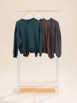 Scuba Loose Fit Long Sleeve Top | XS-L Pair W/ Sku63502