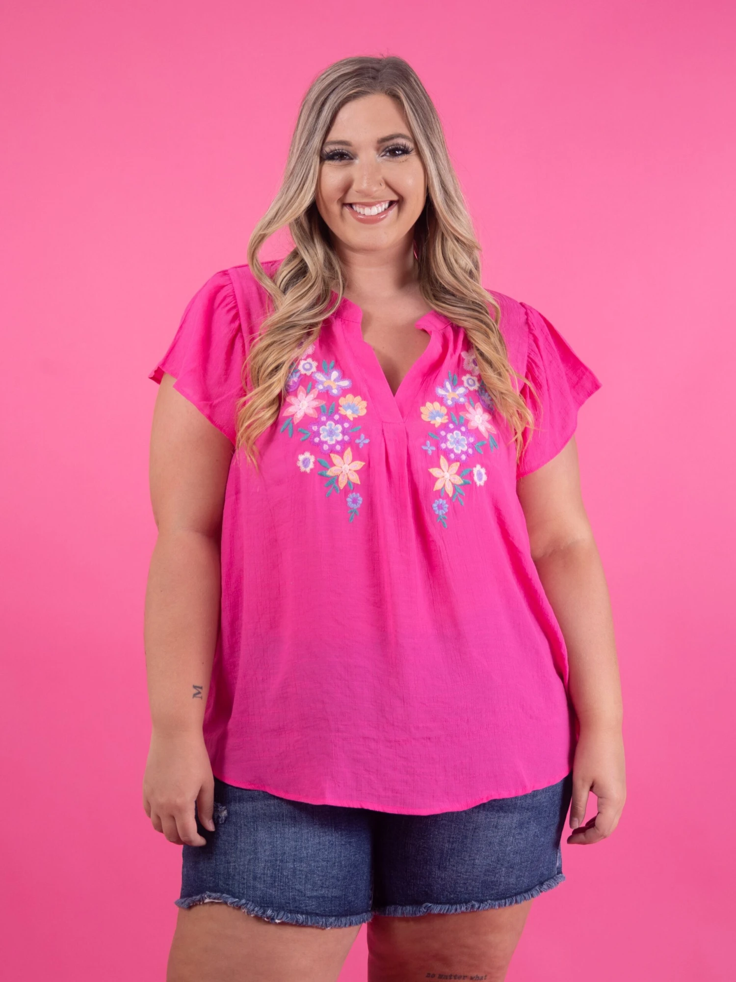 Diva Denim High Rise Expose Button Fray Hem Shorts | S-3XL 20 Diva Denim High Rise Expose Button Fray Hem Shorts | S-3XL - Image 20