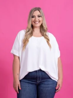 DD Design Airflow Round Neck Top W/ Cuffed Short Sleeves | S - 3XL 15 DD Design Airflow Round Neck Top W/ Cuffed Short Sleeves | S - 3XL -Discount Divas Shop ce4721c9fd75e6c97c29b019d6eb7eb7