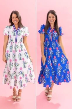 Floral Print Puff Sleeve Maxi Dress | S-XL -Discount Divas Shop cf2eaecbb42689fa7e9e73f31d737a1f