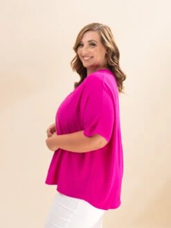 Short Sleeve Airflow Boxy Top W/ Chest Pocket | S-3X -Discount Divas Shop cf8d9a4e33df030b17b0c7223d1feb10