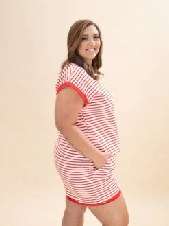 Short Sleeve Contrast Rib Striped Knit Top | S-2XL Pair W/ Sku61987 7 Short Sleeve Contrast Rib Striped Knit Top | S-2XL Pair W/ Sku61987 -Discount Divas Shop d035fa25ade4c692e53000d385ef20aa