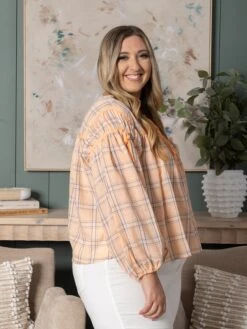 Long Sleeve Plaid Top | S-L -Discount Divas Shop d03d5f2011cb53bdf021d54864b4464d