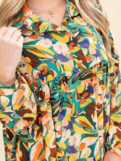 Collared Babydoll Dress W/ Ruffle Hem | S-3XL -Discount Divas Shop d156cd1b3781fb9f2123ef5d1000a1c5