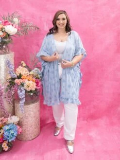Embroidery Gauze Mineral Washed Duster Cardigan | S-3XL -Discount Divas Shop d164d03207e2b57fee5da68d85c2bf36