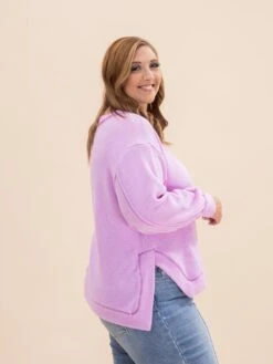 Zenana Luxe Hacci Hi-Low Round Neck Sweater | S/M-L/XL 24 Zenana Luxe Hacci Hi-Low Round Neck Sweater | S/M-L/XL -Discount Divas Shop d25662a6280831f6e12e3718e4cd62f1