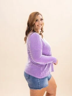 Zenana Raised Rib Long Sleeve Top | S/M-2X/3X -Discount Divas Shop d273c02c70c49618afd8c213a08f6fdf