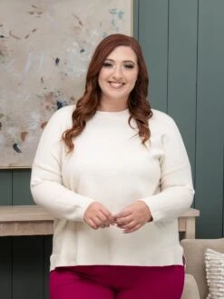 Heavy Weight Drop Shoulder Sweater | S/M-M/L -Discount Divas Shop d34439ae695bffb274f94ab48835c491