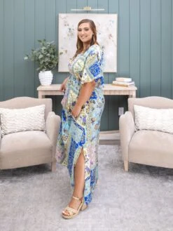 Printed Maxi Vacation Ready Dress W/ Tassel Trims | S-3X -Discount Divas Shop d3af2c7a81689308b7715269a984f48f