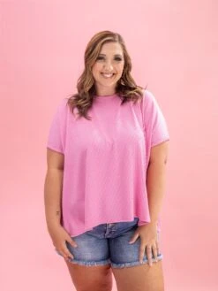Raised Rib Short Sleeve Top By DD Design | S/M-2X/3X 26 Raised Rib Short Sleeve Top By DD Design | S/M-2X/3X -Discount Divas Shop d3b9af330c5a154423b1bc201b4325c9
