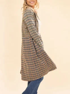 Mixed Plaid Color Block Coat | S-L Western -Discount Divas Shop d4467da6fb00e6b5963fbb4e8ce5f455