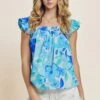Floral Print Woven Baby Doll Blouse | S-3XL Oddi