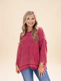 Zenana Washed 3/4 Sleeve Boxy Sweater Top | S-L 22 Zenana Washed 3/4 Sleeve Boxy Sweater Top | S-L -Discount Divas Shop d4fc67e858ede772c6076c328f3dfaba