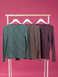 STACCATO Crew Neck Long Sleeve Top | S - XL