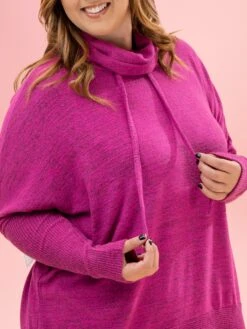 HacciDrawstring Funnel NeckPullover By DD Design | S - 3XL -Discount Divas Shop d544966507b07c087f3f7585c4ede211