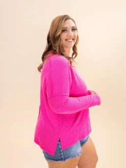 Zenana Raised Rib Exposed Seams Boat Neck Long Sleeve Top -Discount Divas Shop d6b1f982ef5e0346396dce1f5fabe3e7