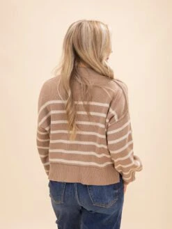 Stripe Mock Neck Drop Shoulder Knit Sweater | S-L 20 Stripe Mock Neck Drop Shoulder Knit Sweater | S-L -Discount Divas Shop d729b778b096117ce5efa37dae248fbd