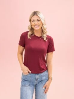 Short Sleeve Essential Tee By DD Design | S-3XL -Discount Divas Shop d7e88c3fae96eb58a5b97621449e8086