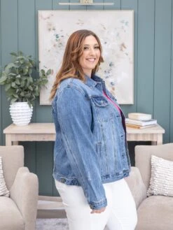 Risen Relaxed Fit Denim Jacket | S-3XL -Discount Divas Shop d8fdd92036282ccc3a61e745d0300afd