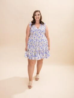 Ruffled Sleeve Floral Print Smocked Tiered Dress W/ Side Pocket | S-L -Discount Divas Shop da99da7aaf6b9dedfeb50a80044a7131