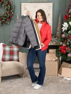 The "Not So Puffy" Puffer Jacket By DD Design | XS - 2XL -Discount Divas Shop db42b04cd9caf17175d85eb02120a2b9